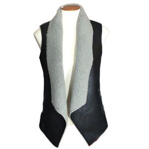 Jack Black Vegan Leather Vest Size Small